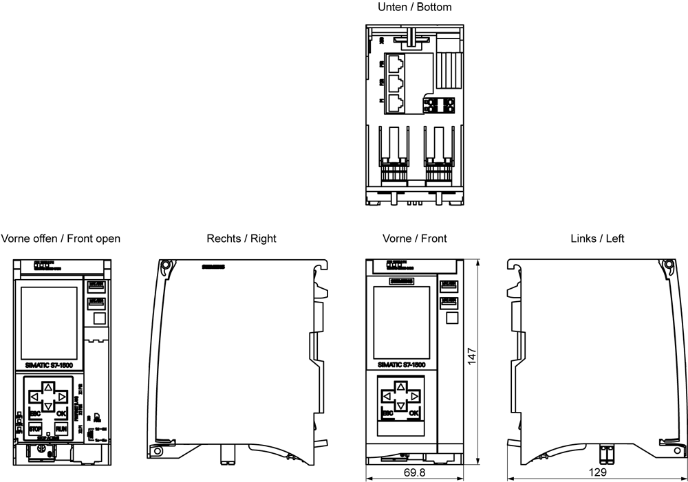 SIMATIC S7-1500 CPU 1515T-2 PN