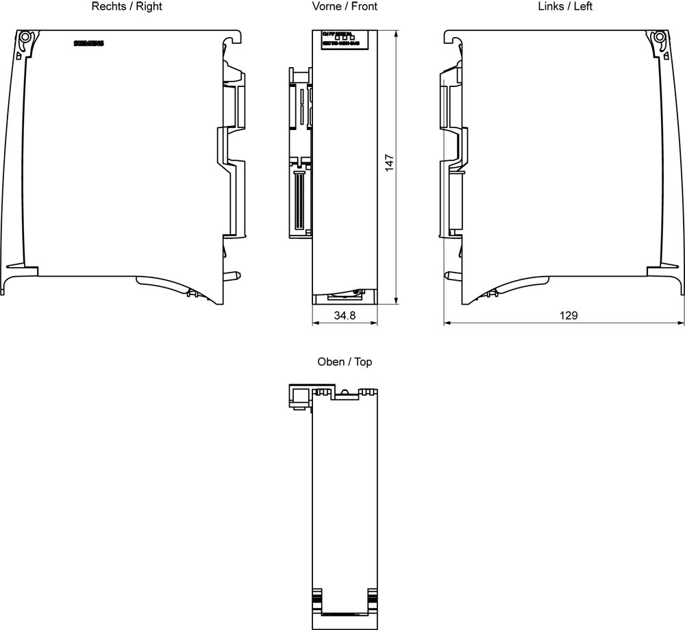 SIMATIC S7-1500 CM PtP RS 232 BA Freeport, 3964(R), USS