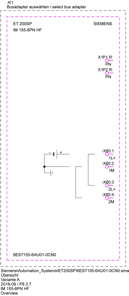 SIPLUS ET 200SP IM 155-6 PN/2 HF With server module -40 ... +60 °C with conformal coating based on 6ES7155-6AU01-0CN0