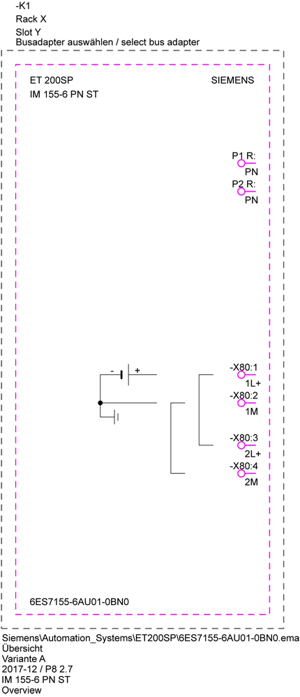 SIPLUS ET 200SP IM 155-6 PN ST With server module -40 ... +70 °C with conformal coating based on 6ES7155-6AU01-0BN0