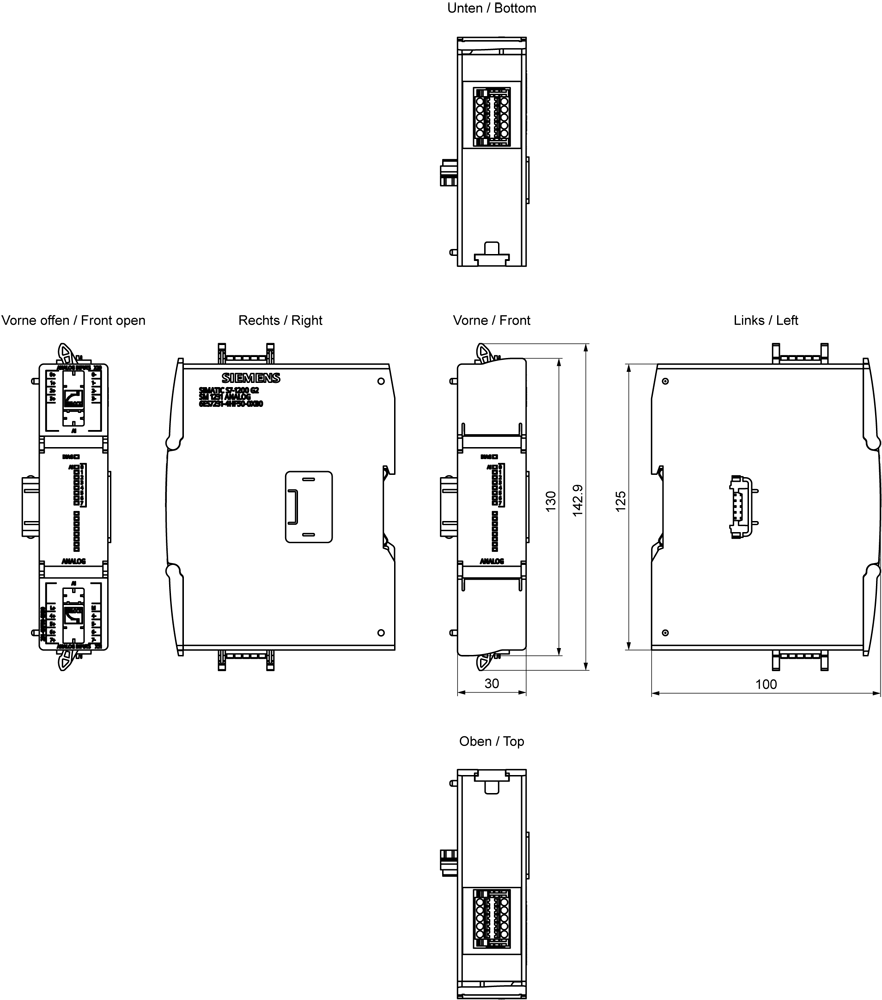 SIMATIC S7-1200 G2 SM 1231, AI 8x 14 bit