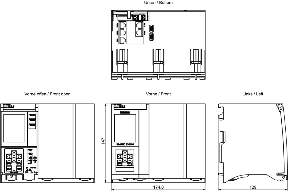 SIMATIC S7-1500 CPU 1517-3 PN