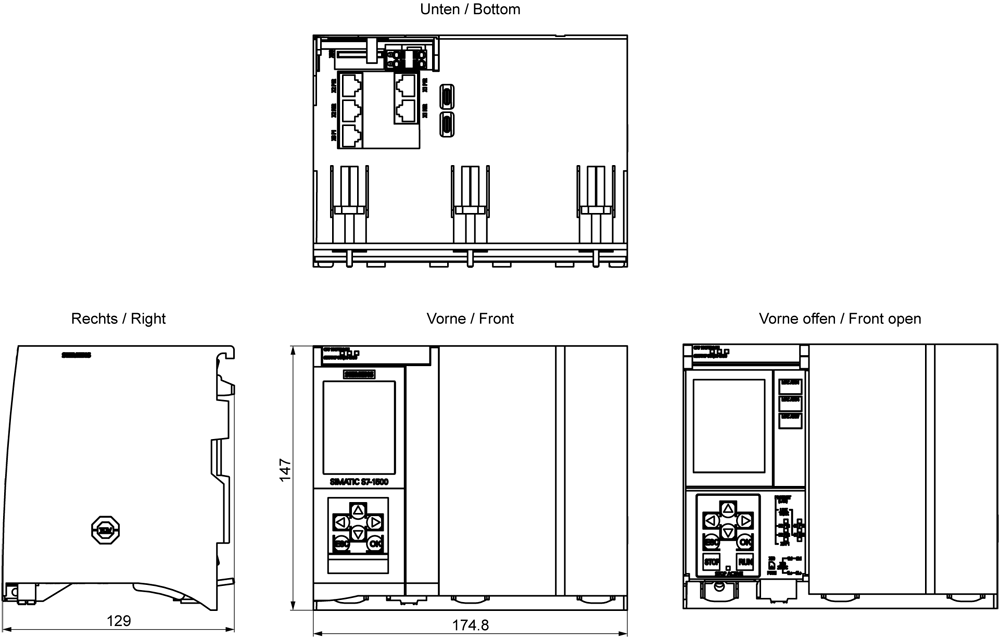 SIMATIC S7-1500 CPU 1517TF-3 PN