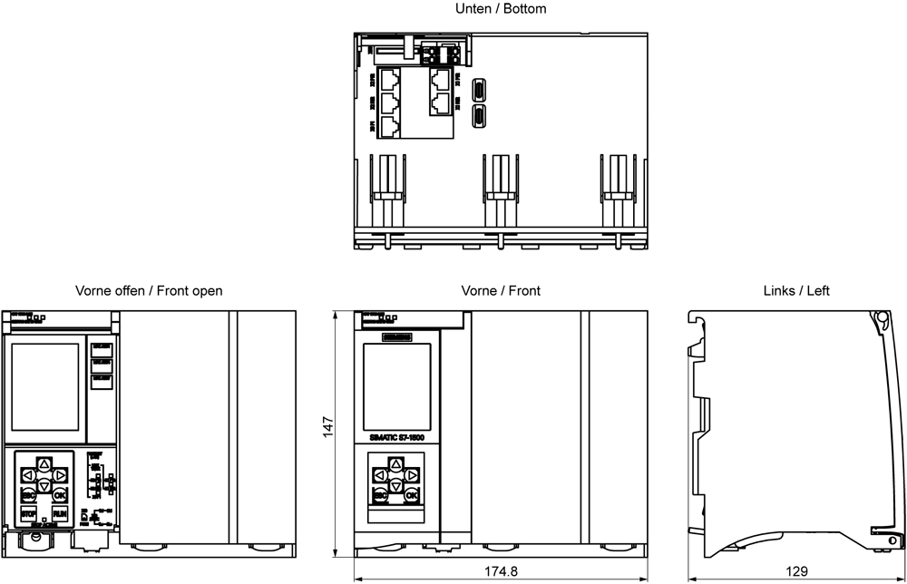 SIMATIC S7-1500 CPU 1518-3 PN