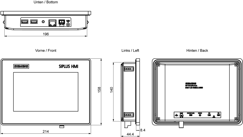 SIPLUS HMI MTP700 - Image 2