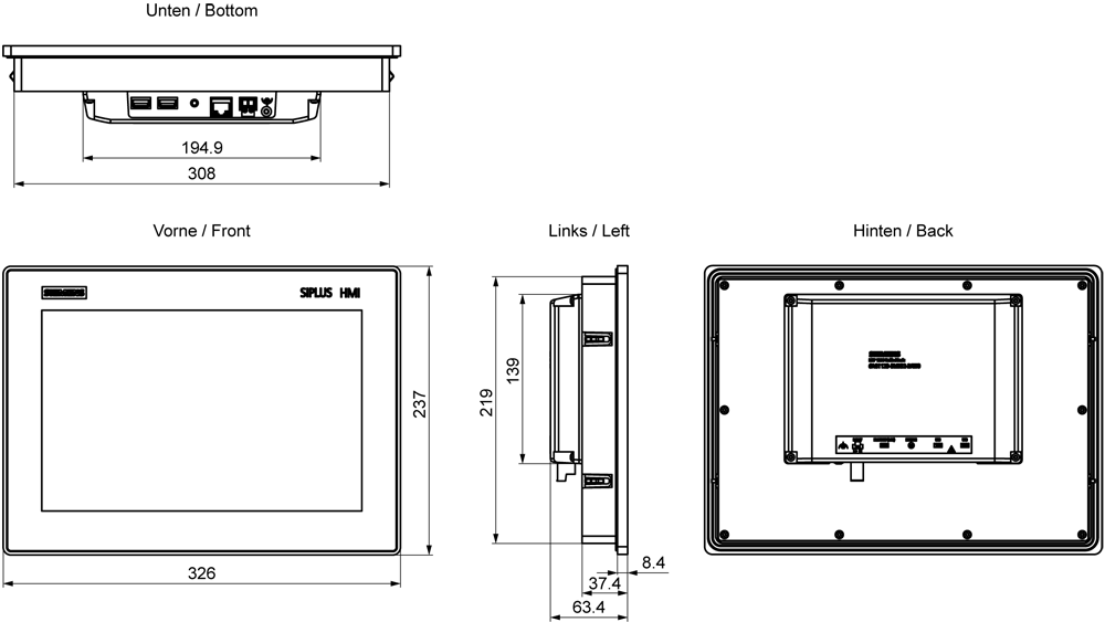 SIPLUS HMI MTP1200 - Image 2