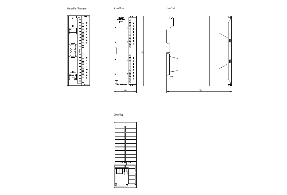 SIMATIC S7-300 SM 321, DI 16x24 V DC