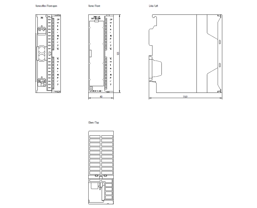 SIMATIC S7-300 SM 321, DI 16x24 V DC Hardware interrupt/diagnostic alarm