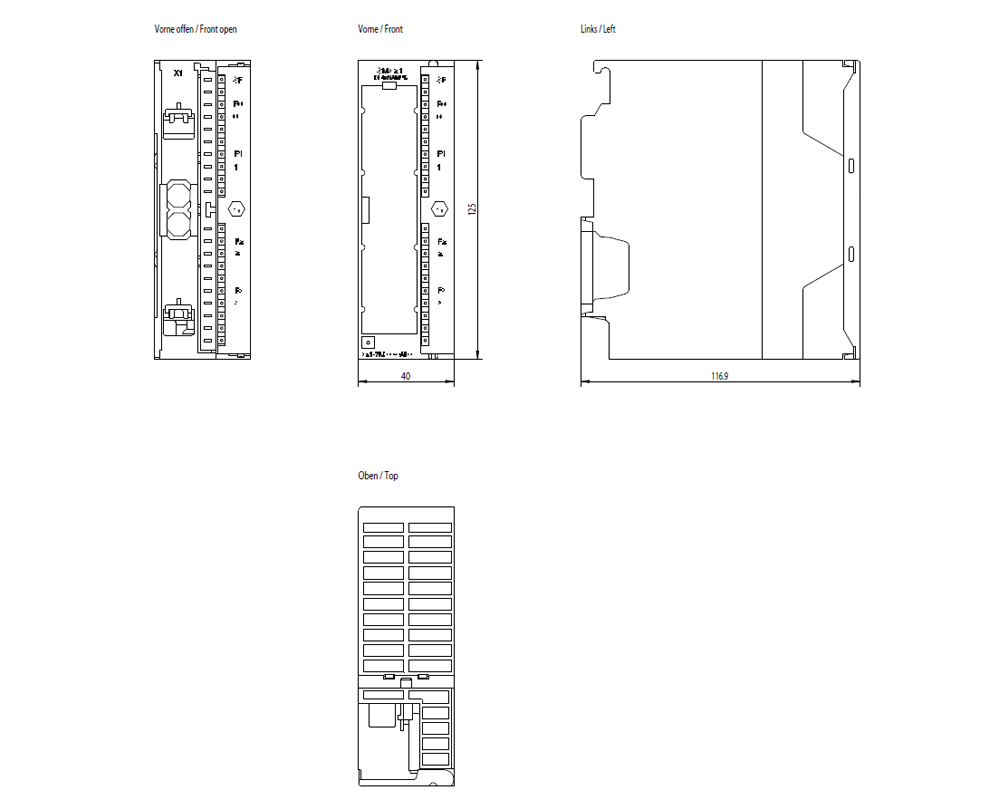 SIMATIC S7-300 SM 321; DI 4 x NAMUR For signals from the hazardous area