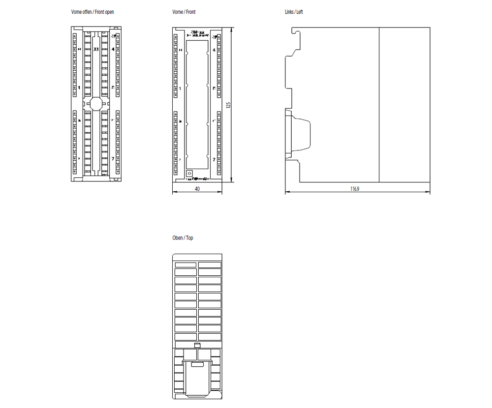 SIMATIC S7-300 SM 322, DQ 8x relay 24 V DC/120 ... 230 V AC/5 A