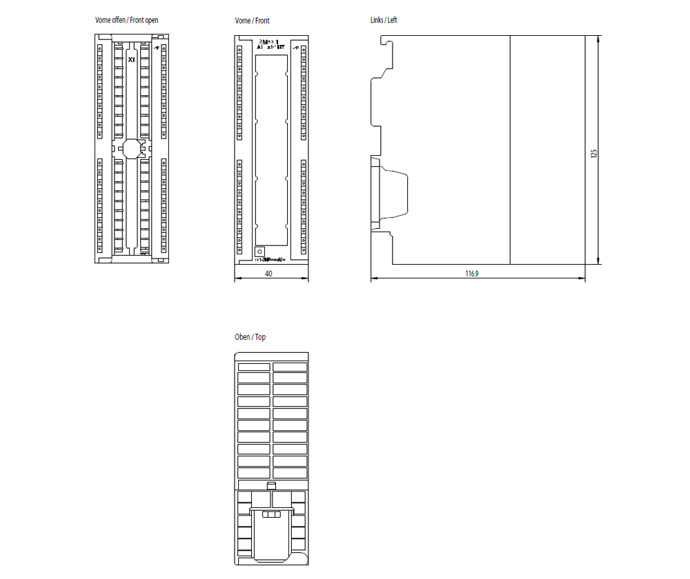 SIMATIC S7-300 SM 331, AI 8x9/12/14 bit