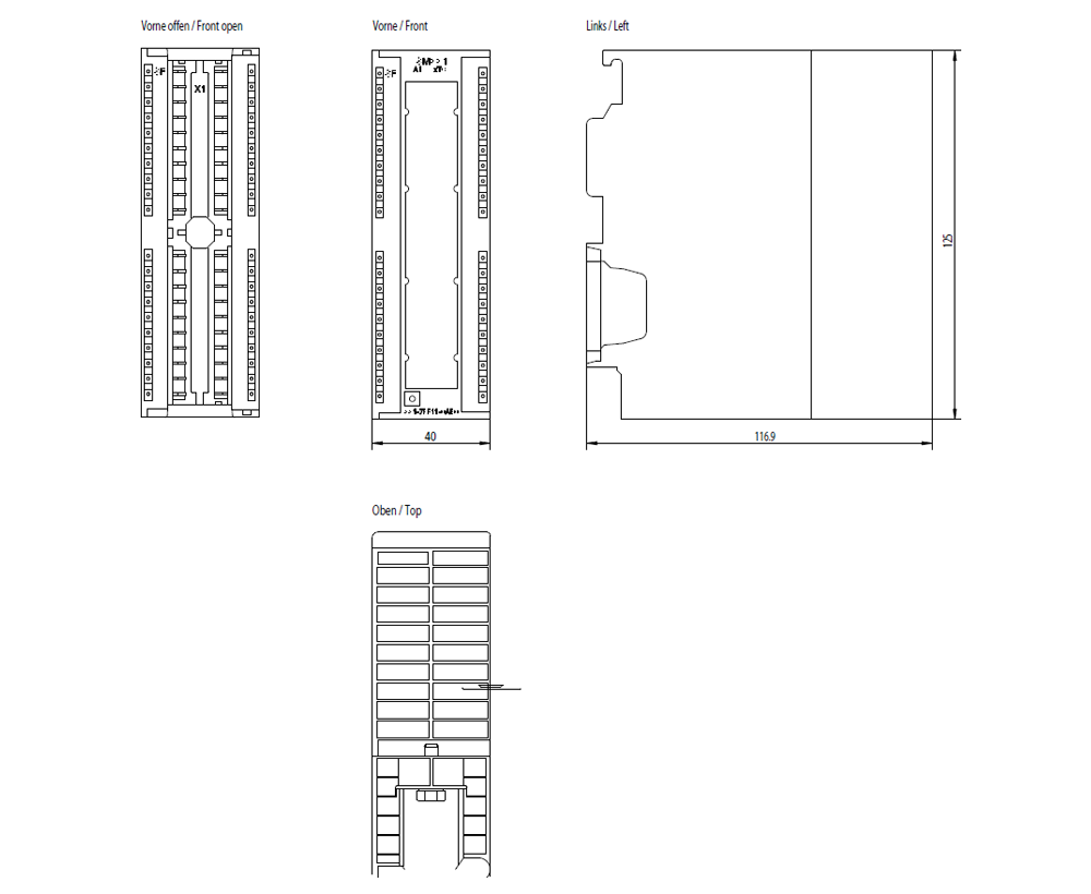 SIMATIC S7-300 SM 331, AI TC 8x16 bit