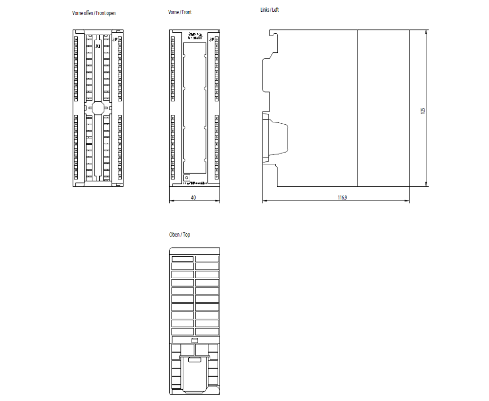 SIMATIC S7-300 SM 332, AQ 8x12 bit