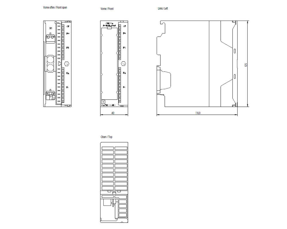SIMATIC S7-300 SM 332, AQ 4x0/4 ... 20 mA For signals from the hazardous area