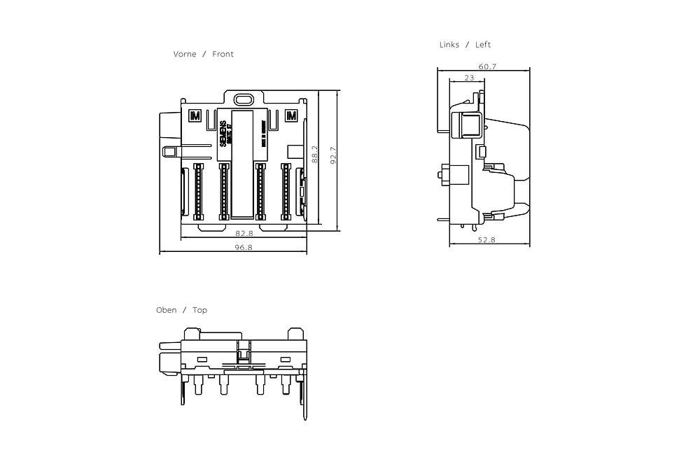 SIMATIC ET 200M BM IM/IM For two IM 153-2