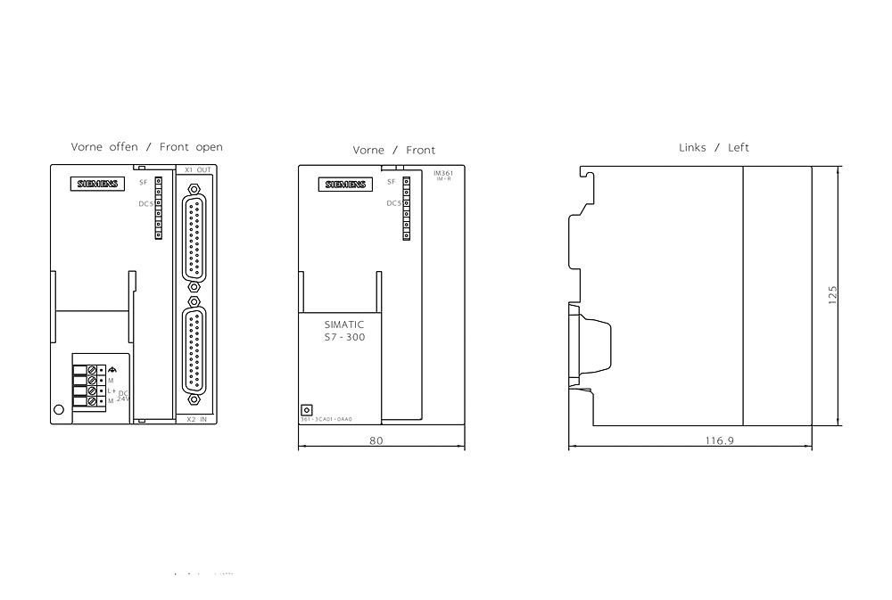 SIMATIC S7-300 IM 361 With K-Bus