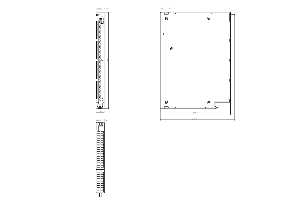 SIMATIC S7-400 SM 421, DI 16x24 V DC Input delay 0.05 ms