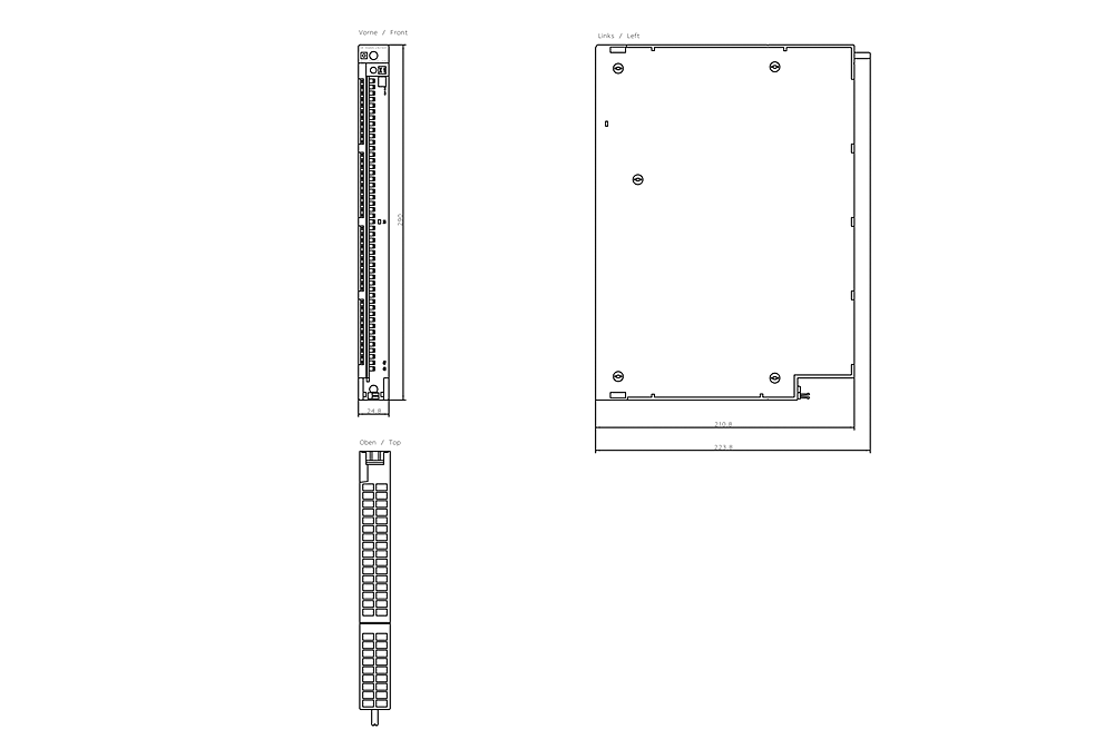 SIMATIC S7-400 SM 421, DI 16x24/60 V UC