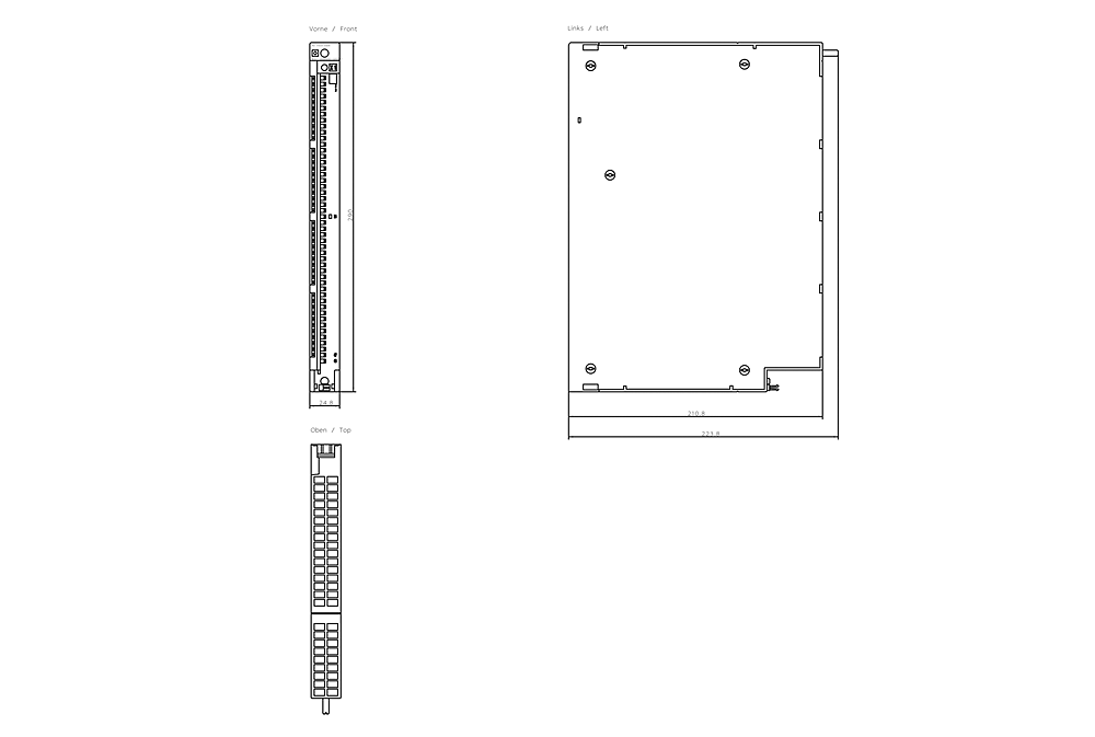 SIMATIC S7-400 SM 431, AI U/I 16x13 bit