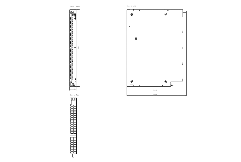 SIMATIC S7-400 SM 431, AI U/I/R 8x13 bit