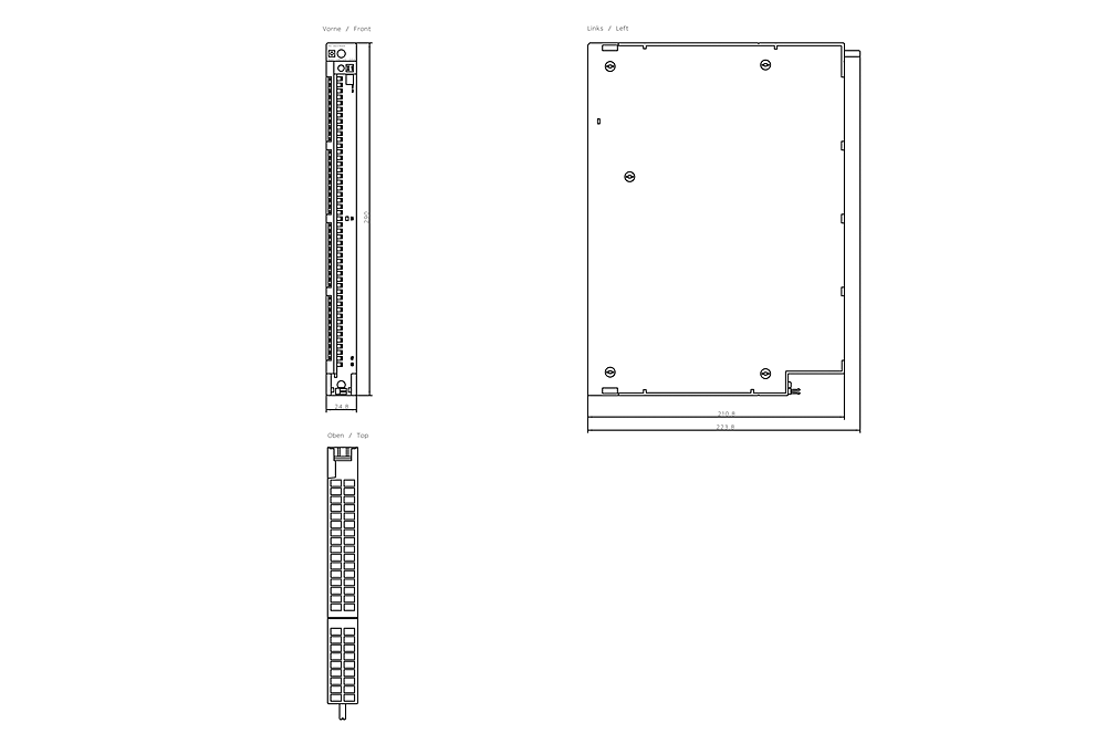 SIMATIC S7-400 SM 431, AI U/I/R 8x14 bit Cycle time 0.416 ms