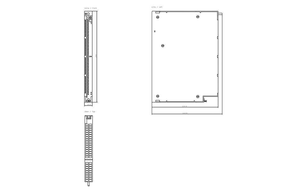 SIMATIC S7-400 SM 432, AQ U/I 8x13 bit