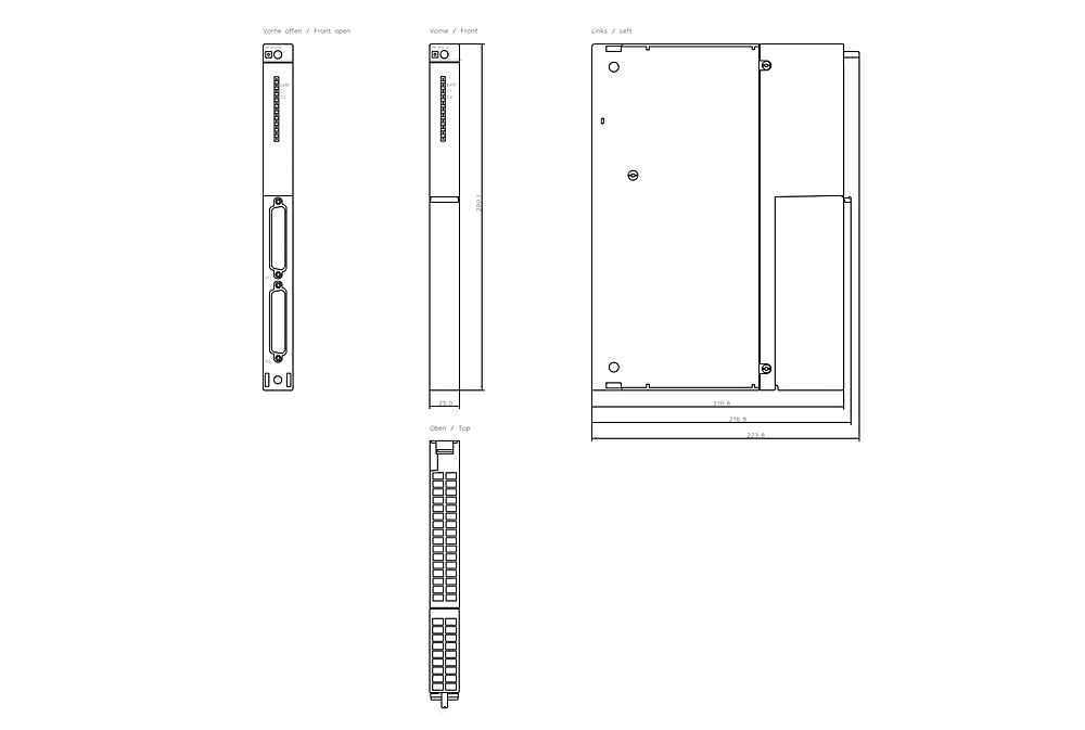 SIMATIC S7-400 IM 460-0 Send IM cable with K-Bus