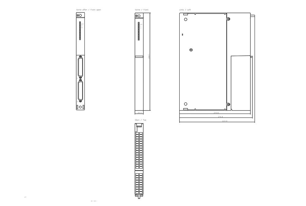 SIMATIC S7-400 IM 460-3 Send IM cable with K-Bus For distributed connection up to 100 m
