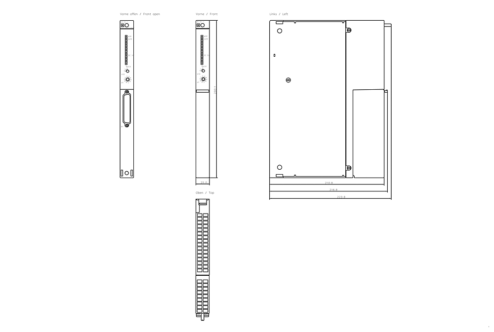 6ES7461-1BA01-0AA0 SIMATIC S7-400 IM 461-1 Receive IM without K-Bus
