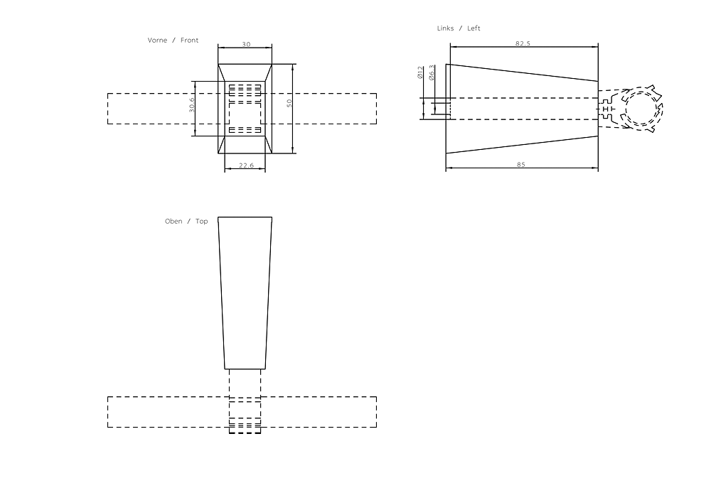 6GK5798-8MD00-0AM1 IWLAN RCoax Spacer, 85mm, distanční držák pro kabelovou sponu RCoax 1/2, 100 ks
