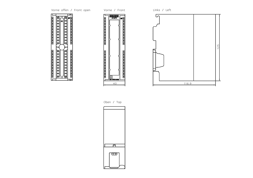 SIMATIC S7-300 SM 331, AI TC 6x16 bit Isolated