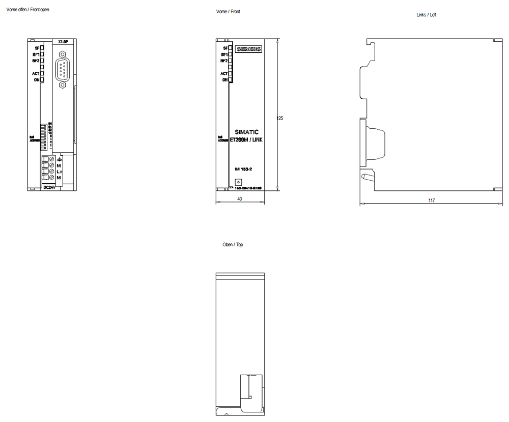 SIMATIC ET 200M IM 153-2 DP HF capable of redundancy For up to 12 I/O modules