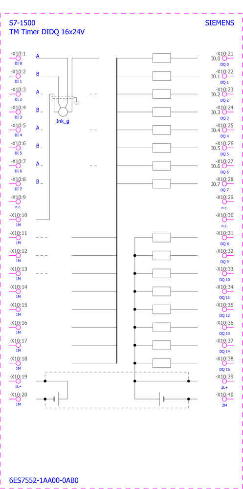 6ES7552-1AA00-0AB0 SIMATIC S7-1500 TM Timer DIDQ 16x24V Max. 16 channels