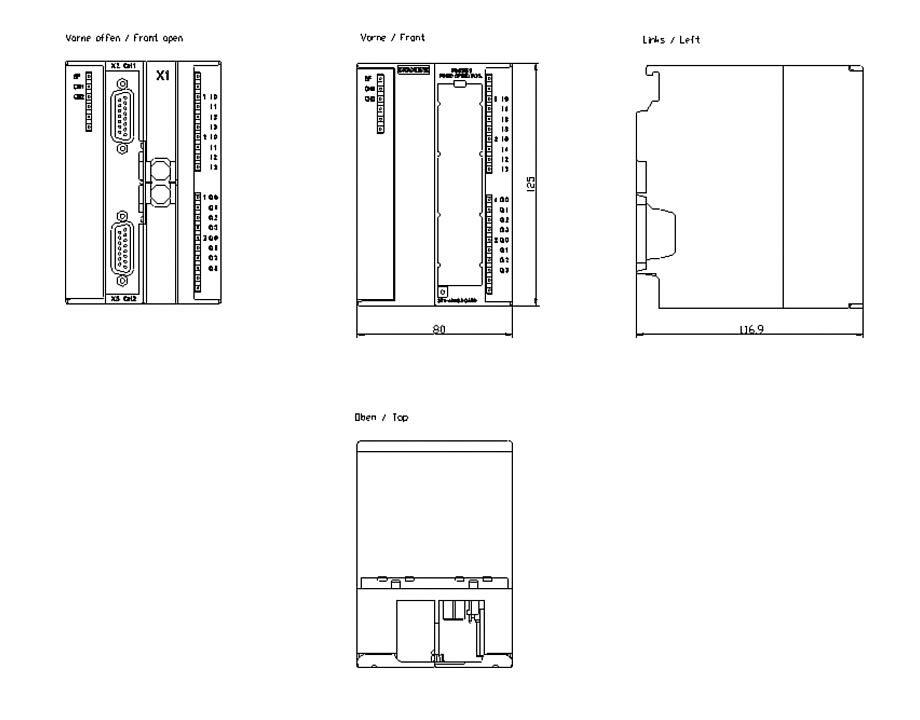 6ES7351-1AH02-0AE0 SIMATIC S7-300 FM 351 2 channels For rapid traverse/creep speed drives