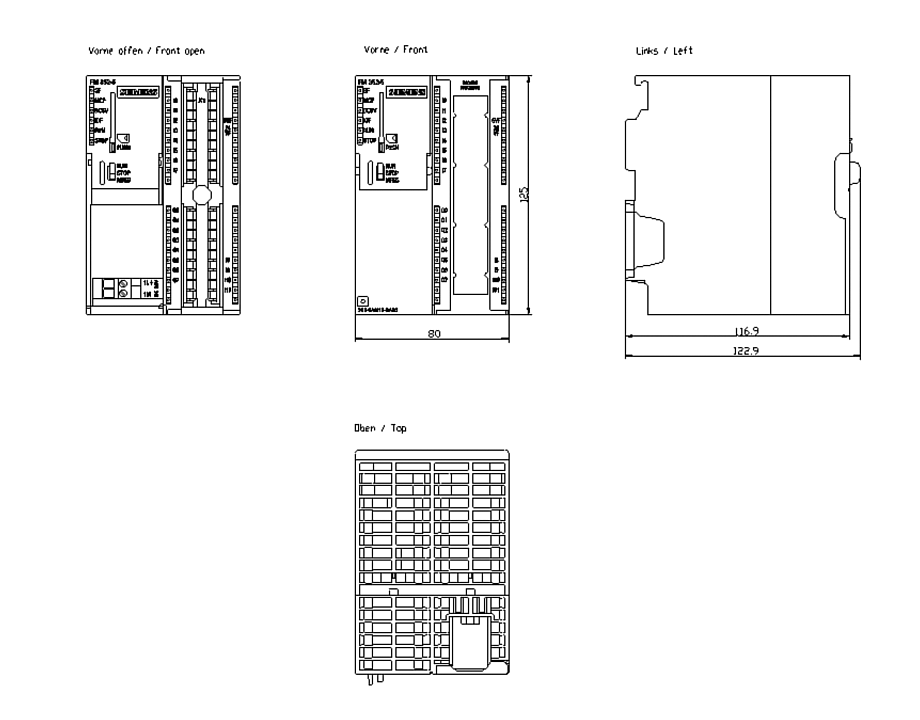 SIMATIC S7-300 FM 352-5 High-speed Boolean processor with PNP outputs