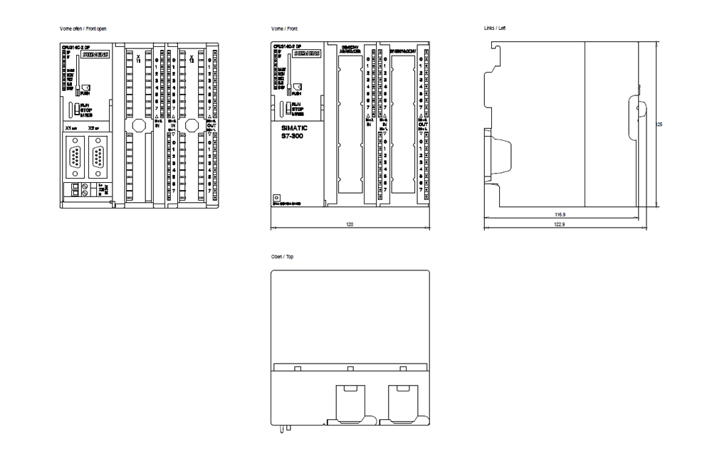 SIMATIC S7-300 CPU 314C-2 DP 24DI / 16DQ / 5AI / 2AQ, 192 KB