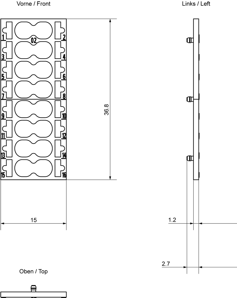 6ES7193-6CP02-4MA0 SIMATIC ET 200SP Color-coded labels CC02 PU 50