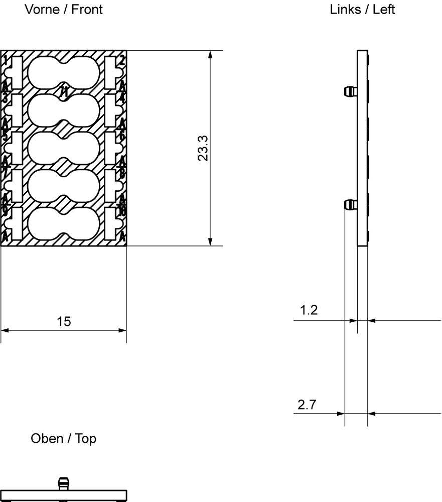 6ES7193-6CP71-2AA0 SIMATIC ET 200SP Color-coded labels CC71 PU 10
