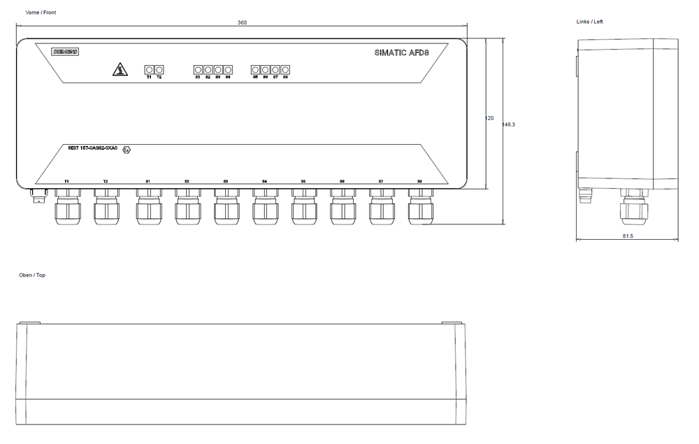 SIMATIC active Field Distributor AFD8 For PROFIBUS PA