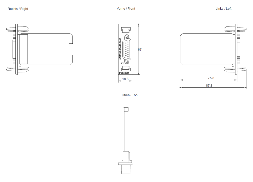 SIMATIC S7-400 IF 963 PtP RS 422 / 485