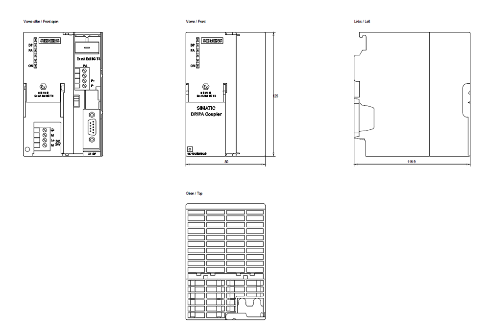 SIMATIC DP DP/PA coupler Ex Ex