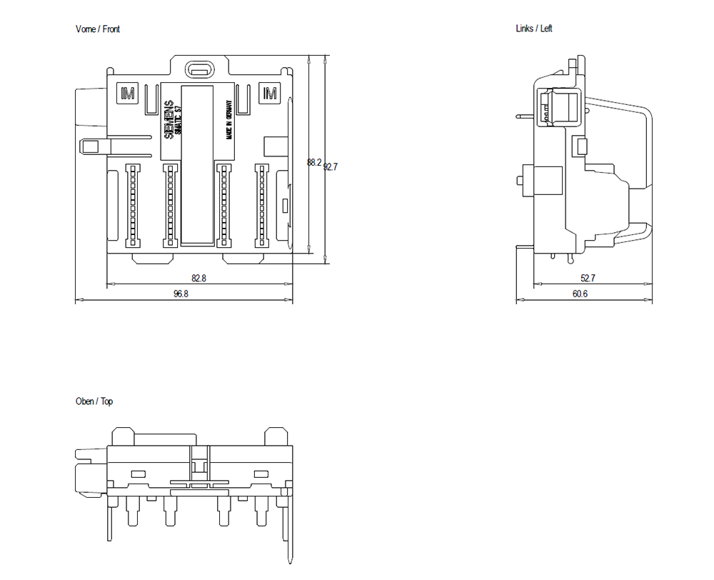 SIMATIC ET 200M BM IM/IM For two IM 153-2