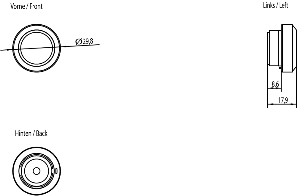 SIMATIC HMI Indicator light for Extension Unit