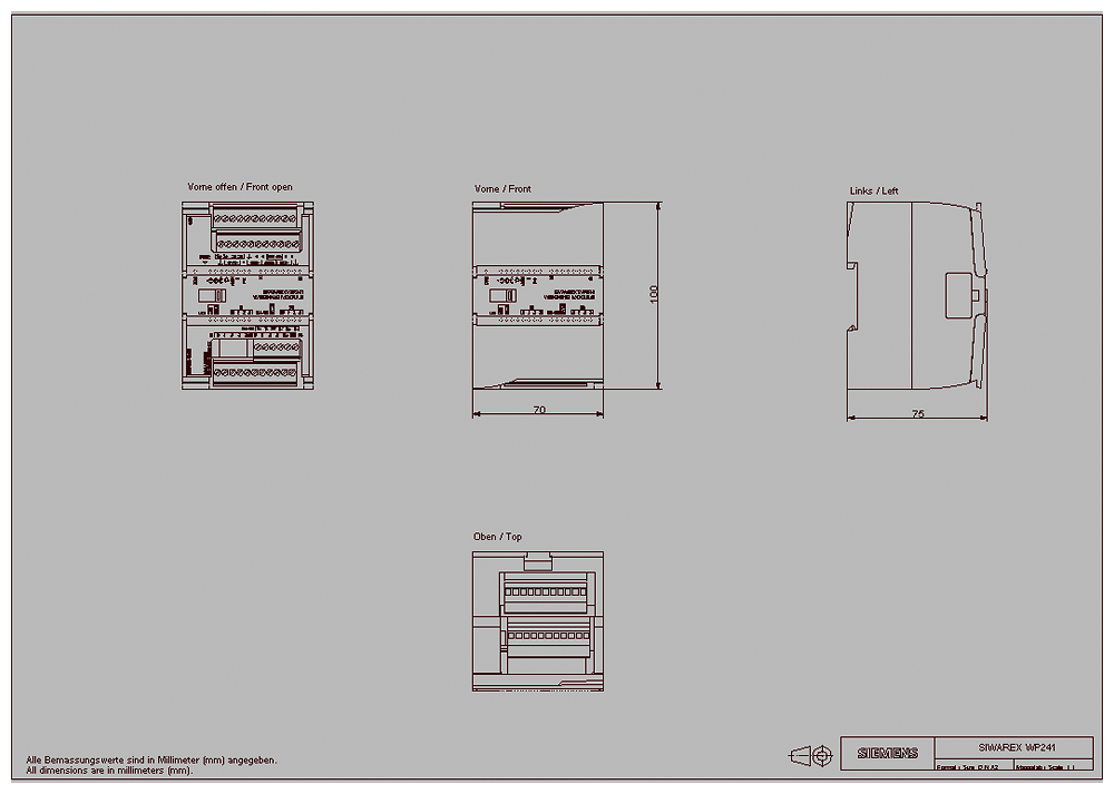SIMATIC S7-1200 SIWAREX WP241