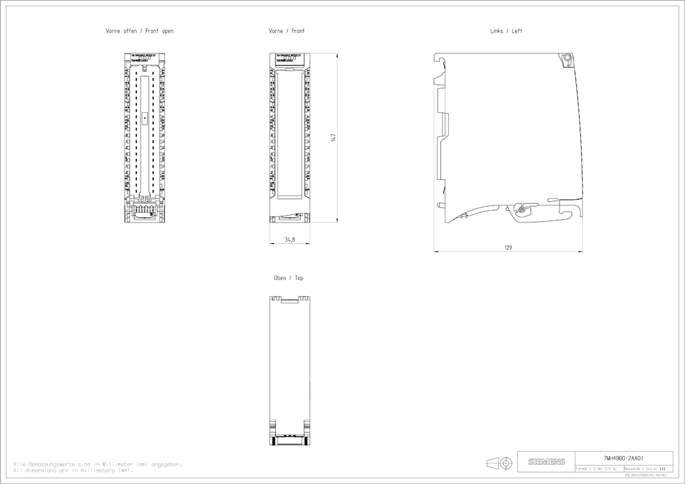SIMATIC S7-1500 TM SIWAREX WP522 ST