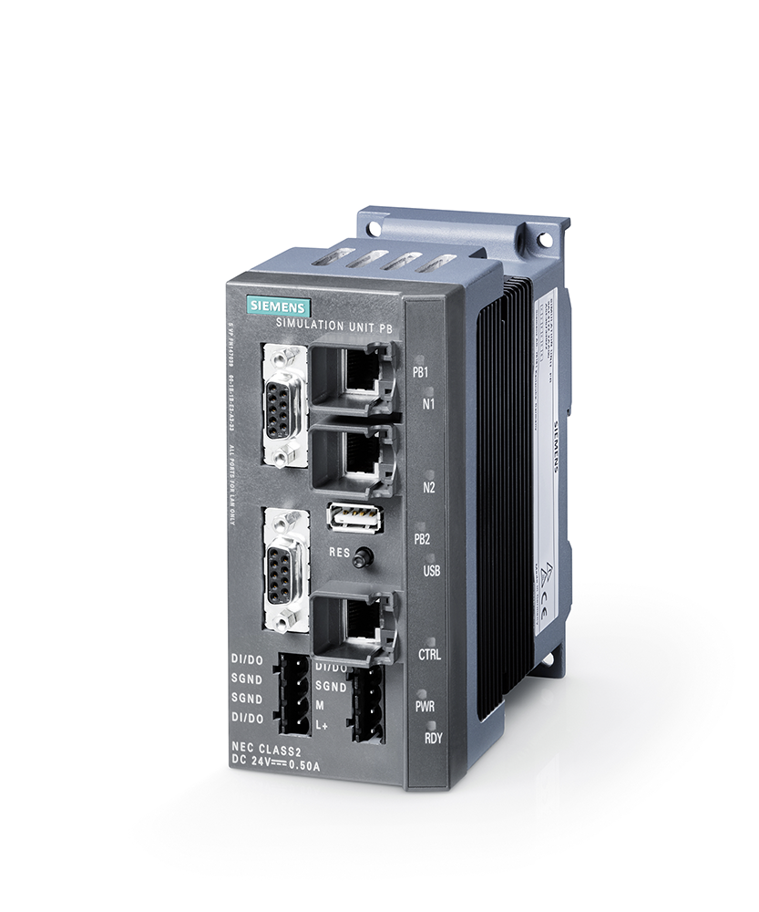 SIMIT Unit PB 2 channels for 2 field buses with 125 PROFIBUS Slaves each incl. simulation FW by Siemens