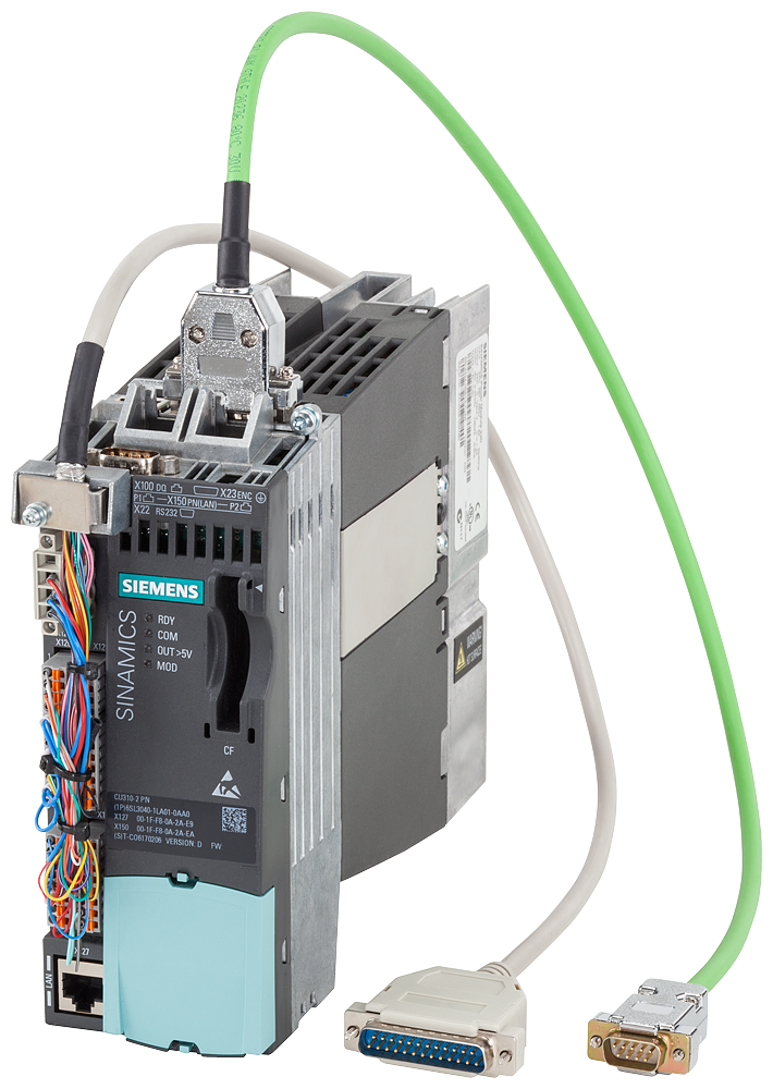 The SIMOTION Control Unit D410-2 is used for expanding the training case Single-axis drive modular basic design (6AG1067-2AA00-0AA3 ) and basic design compact (6AG1067-2AA00-0AB8). The Control Unit is already pre-wired and therefore permits the quick installation in the case. by Siemens