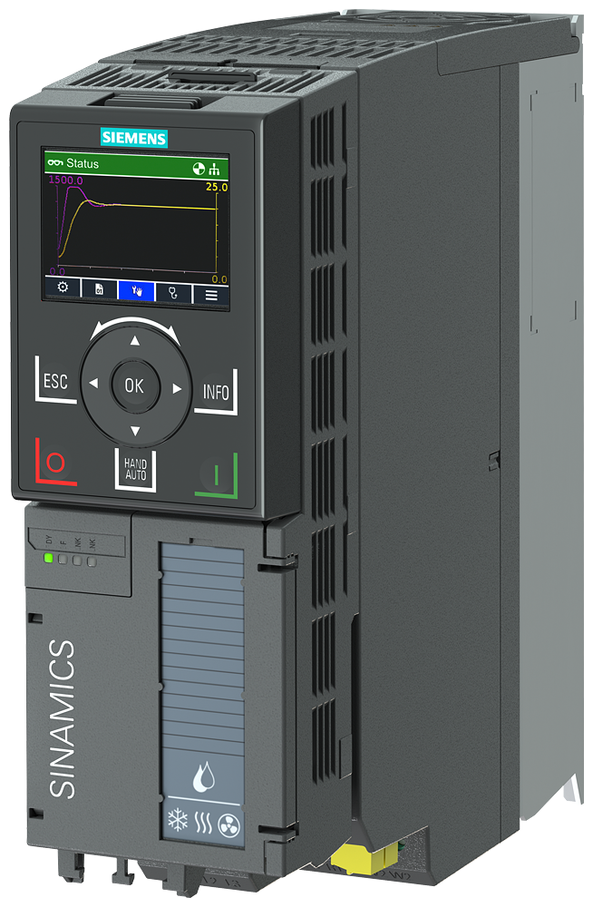 SINAMICS G120X, typ IP20 / UL open, FSA, C2, 3 Střídavé 380-480 V, 1,50 kW