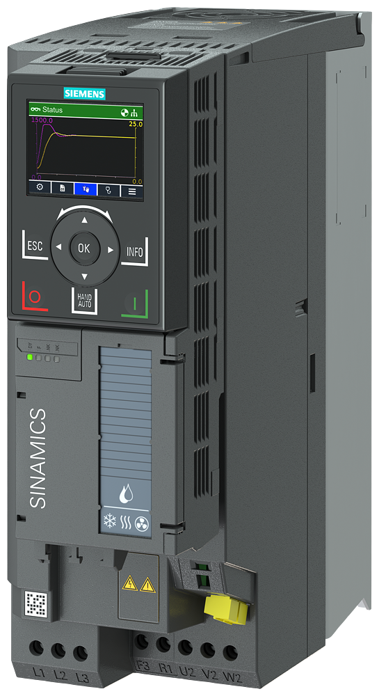 6SL3220-3YE24-0AF0 SINAMICS G120X, typ IP20 / UL open, FSB, C2, 3 Střídavé 380-480 V, 7,50 kW