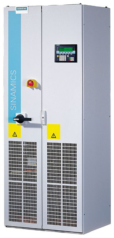 SINAMICS G150 Преобразователь частоты шкафного исполнения, AC/AC with CIM+CU320-2 380-480V 3AC, 50/60 Hz Type rating: 110kW 6-pulse supply without power recovery Version A, incl. EMC filter 2nd environment, Category C3